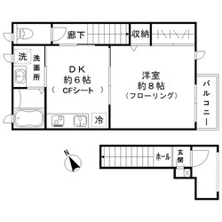 ソレイユ松陰の物件間取画像